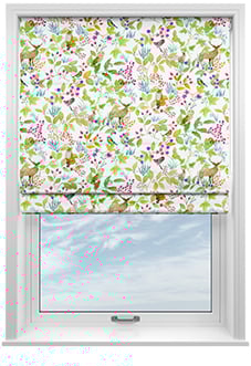 Hedgerow Velvet, Elysia - Motorised Roman Blind